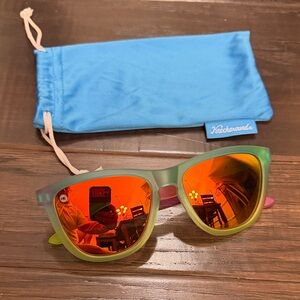 Knockaround Sunglasses Custom Green and Orange